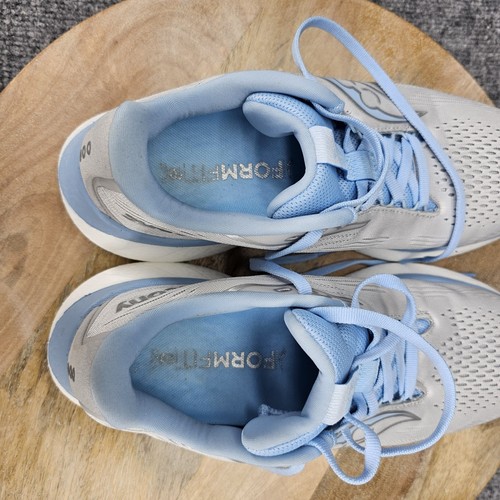 Saucony Ride 18 Womens Size 8 Gray Low Top Athletic Running Shoes S11000-105 - 第 12/12 張圖片