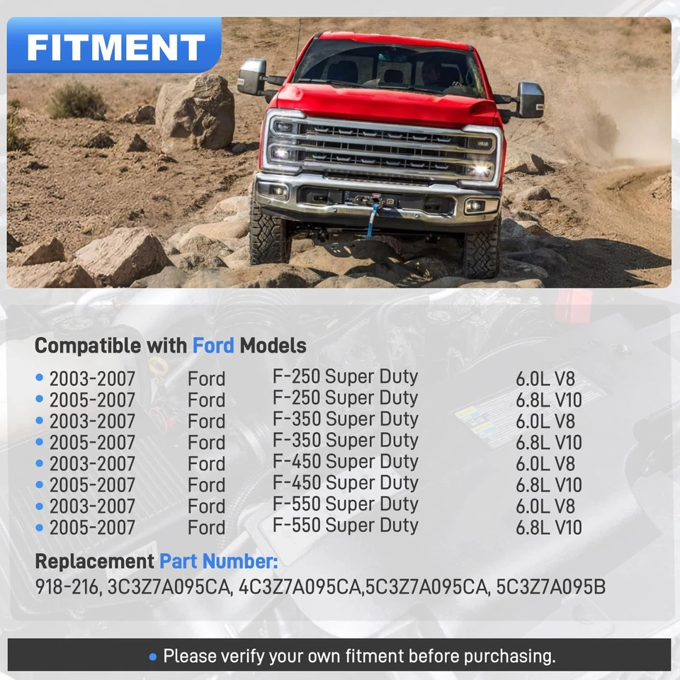 Automatic Transmission Oil Cooler For Ford F250 Super Duty Truck V8 6.0L 2003-07 - Image 3 of 4