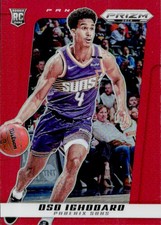Oso Ighodaro 2024-25 Panini Prizm Deca Red Prizm /199 #200
