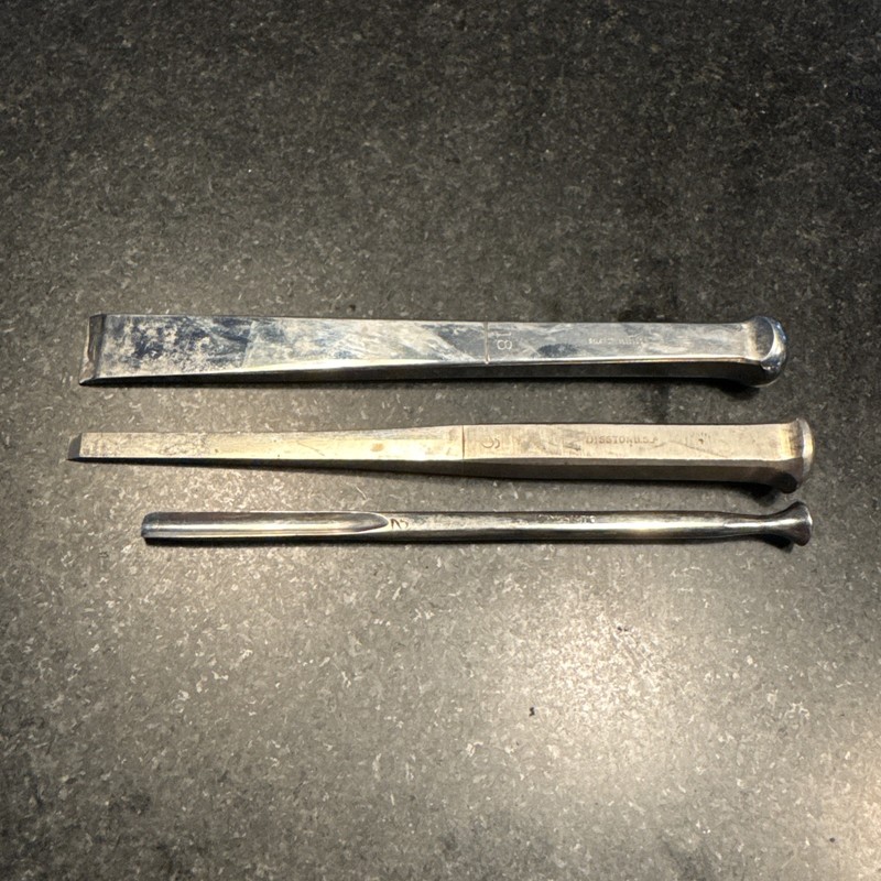 Sklar Disston No. 2 18 6 Bone Chisel Lot Medical Surgical Orthopedic Stainless