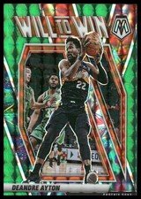 2020-21 Panini Mosaic #16 Deandre Ayton Will to Win Mosaic Green Phoenix Suns