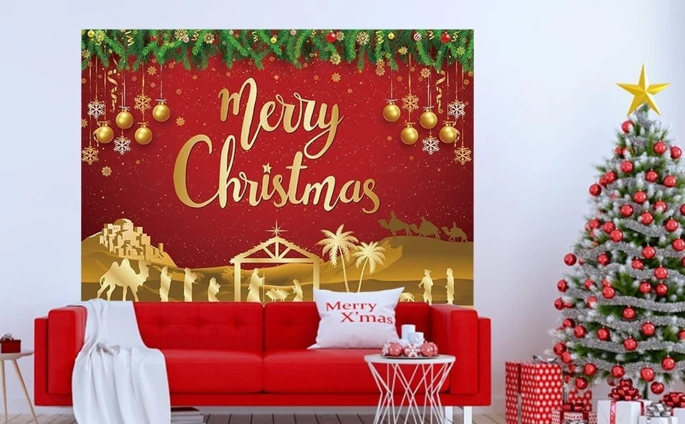 圣诞节背景 圣诞节 圣诞节 背景 夜间管理员 场景 适用于 Xmas Holid — 第 3/4 张图片