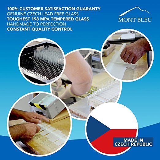 Mont Bleu Set of 2 Glass Nail Files Best Crystal Nail Files for