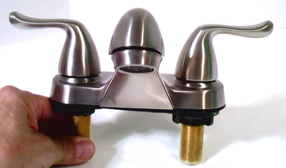 Glacier Bay Constructor Bath Faucet 195157 Brushed Nickel
