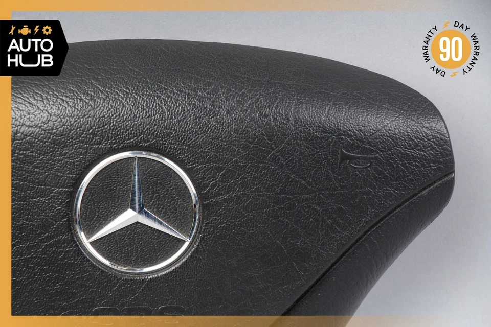 99-02 Mercedes R129 SL500 SLK230 водитель руль подушка безопасности черный OEM - Изображение 3 из 4