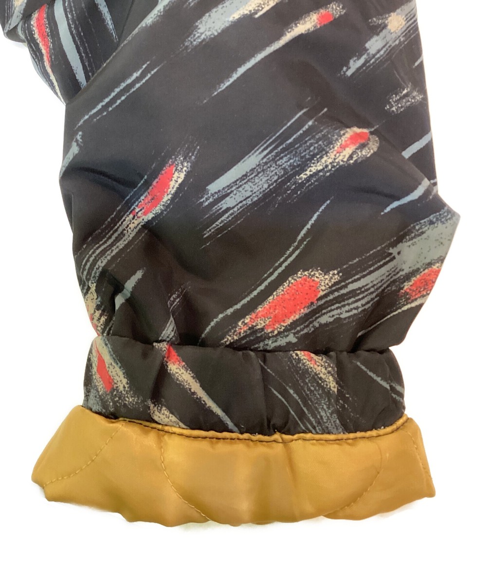 CALEE Water repellent tasser allover pattern track jacket  