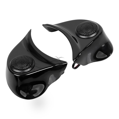 Gloss Black Pods W/ Tweeter For Harley Street Glide FLHX Special FLHXS 2014-2023 - Picture 16 of 17