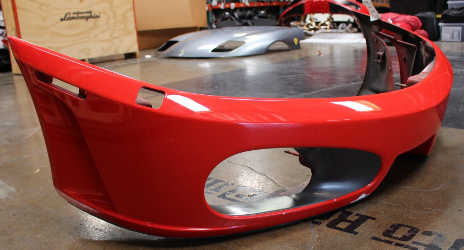 Ferrari F430 Coupe, Spider, Front Bumper Cover, Scuffed, Used, P/N 83111210