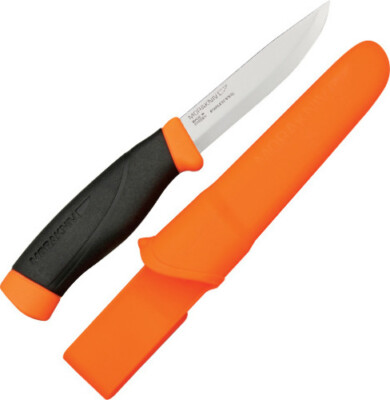 Mora Clipper Companion F Knife 11824 8 5/8'' overall. 4'' stainless blade. Black r