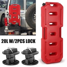 20L 5Gallon Fuel Pack Gas Can Tank Emergency Container Lock for Jeep Offroad ATV