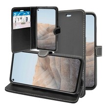 For Google Pixel 5a Phone Case Wallet Flip PU Leather Stand Card Holder Cover