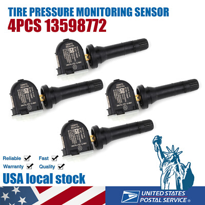 Set of (4) New For TPMS Tire Pressure Monitoring System 13598772