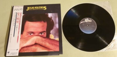 Julio Iglesias Momentos LP Japan Press mit Obi