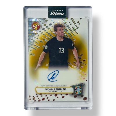 Thomas Müller /50 Auto Topps Pristine UEFA Euro 2024 Bayern München DFB No PSA