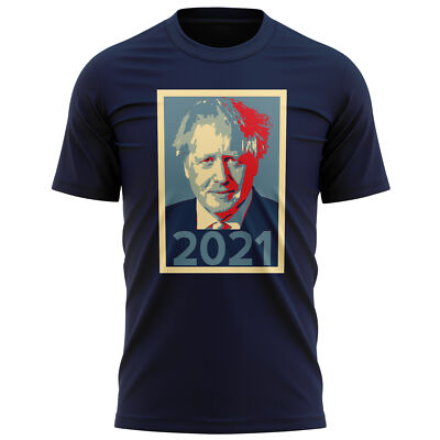 Herren T-Shirt Lockdown 2021 Boris Johnson lustige Geschenke für ihn zu Hause bleiben Shirt