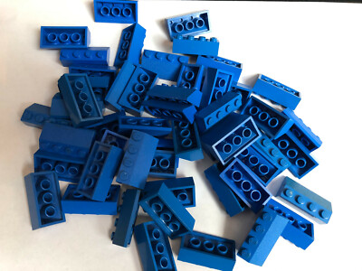 Lego 50 x Dachstein 3037 blau blue Slope 45 2 x 4 Basic Bricks  