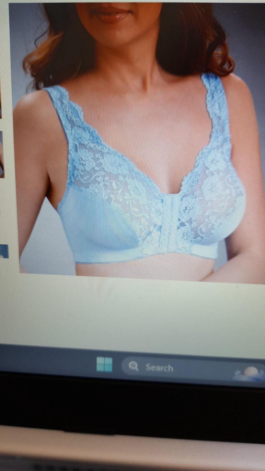 front fastening bras 36b one turquoise or skin tone none wired eBay