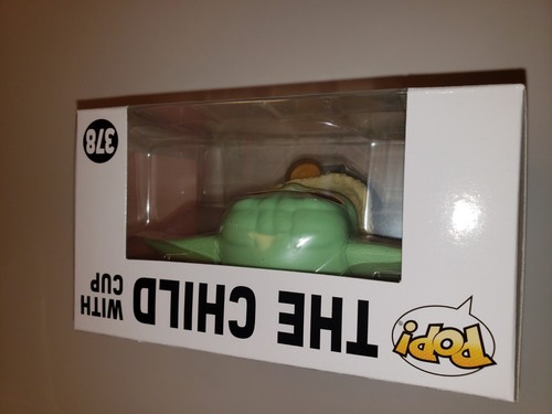 Funko Pop! Disney's Star Wars Mandalorian Baby Yoda Grogu Child with Cup #378! ^ - Picture 8 of 10