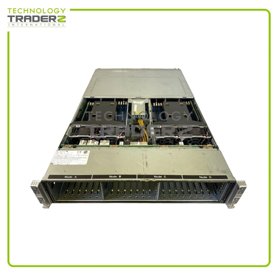 Supermicro CSE-217 8P E5-2698 v3 24xSFF 4-Node Server W/ 1x BPN-SAS3-217HQ - Image 2 of 4