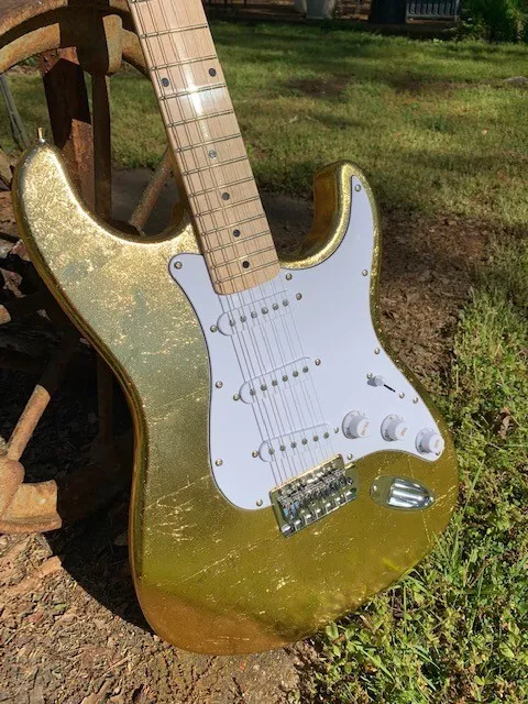 NEW GOLDEN LEAF CUSTOM 6 STRING PRINCE STYLE SOLID ELECTRIC GUITAR