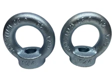 Lot Of 2, M24 Lifting Eye Bolts, C15E Steel, WLL 1800KG