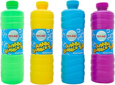 Toyland  Giant Bubble Making Kit / Lösung - (1 Liter) (HL198X4)