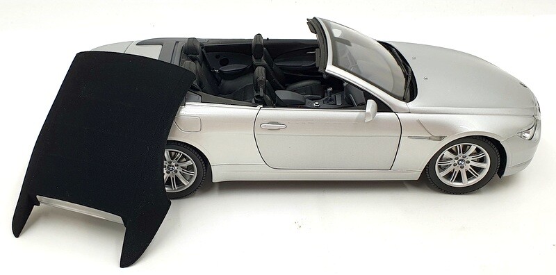 BMW 645ci convertible ミニカー 京商 1/18 BMW 645Ci E63 black cabriolet KYOSHO 1/18 664462 | eBay