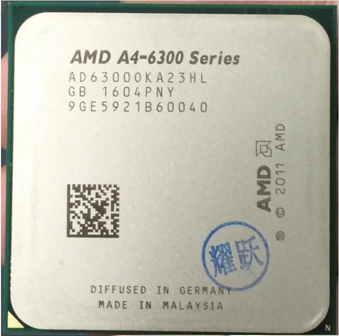 AMD A4-4000 A4-5300 A4-6300 A4-7300 Socket FM2 Desktop CPU - Image 3 of 4