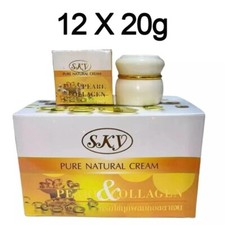 Cream Natural Collagen Sky  Pearl Brightening Anti-Aging Melasma Acne skin X12