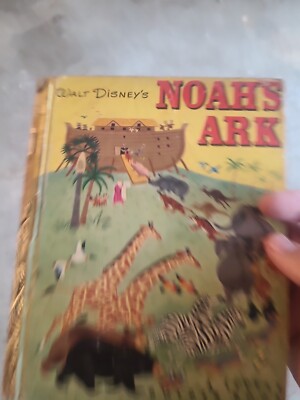 1952 LITTLE GOLDEN BOOK- WALT DISNEY'S -- NOAH'S ARK FIRST EDITION.  Marked A. 
