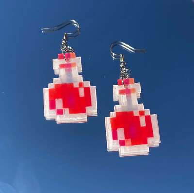 MINECRAFT Potion Earrings