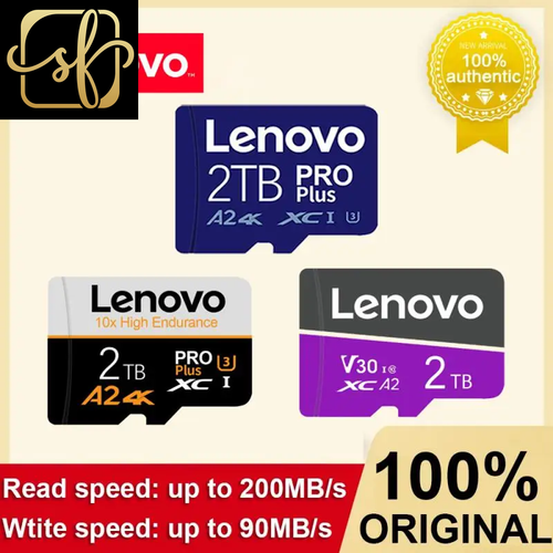 Lenovo 2TB Flash Memory Card V60 Micro TF SD Card 1TB Mobile Storage SD Card 512 - Zdjęcie 2 z 29