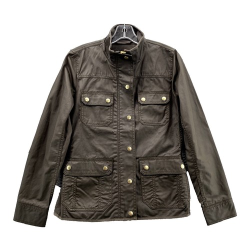 New Jcrew J Crew Italian Leather Jacket Size Small Black