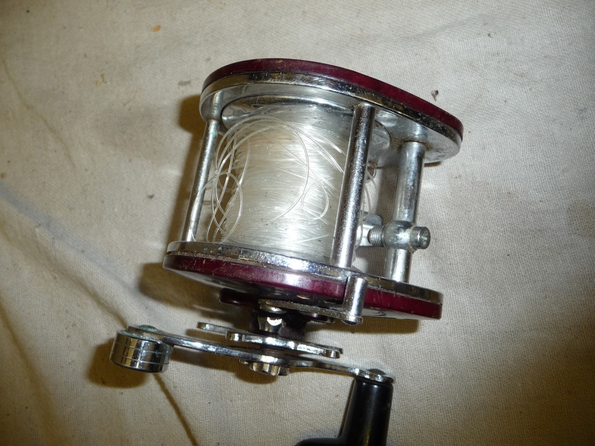 Moulinet Pêche Mouche Vintage GILFIN 800 - Finition Chromée Et Mauve