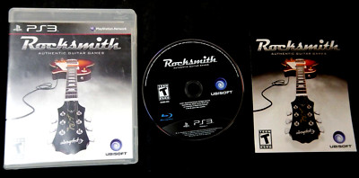 Sony Playstation 3 PS3 Rocksmith --Play a Real Guitar! Complete + Tested!