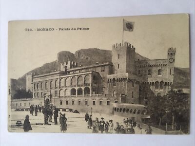 Monaco Palais Du Prince France Vintage Postcard