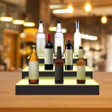 16-inch Liquor Bottle Display Shelf LED Lighted Bottle Display Shelf Home Pub UK
