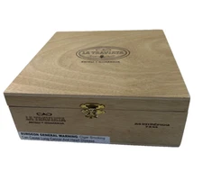 CAO La Traviata Esteli Nicaragua Wood Cigar Box Hinged with Latch Empty EUC