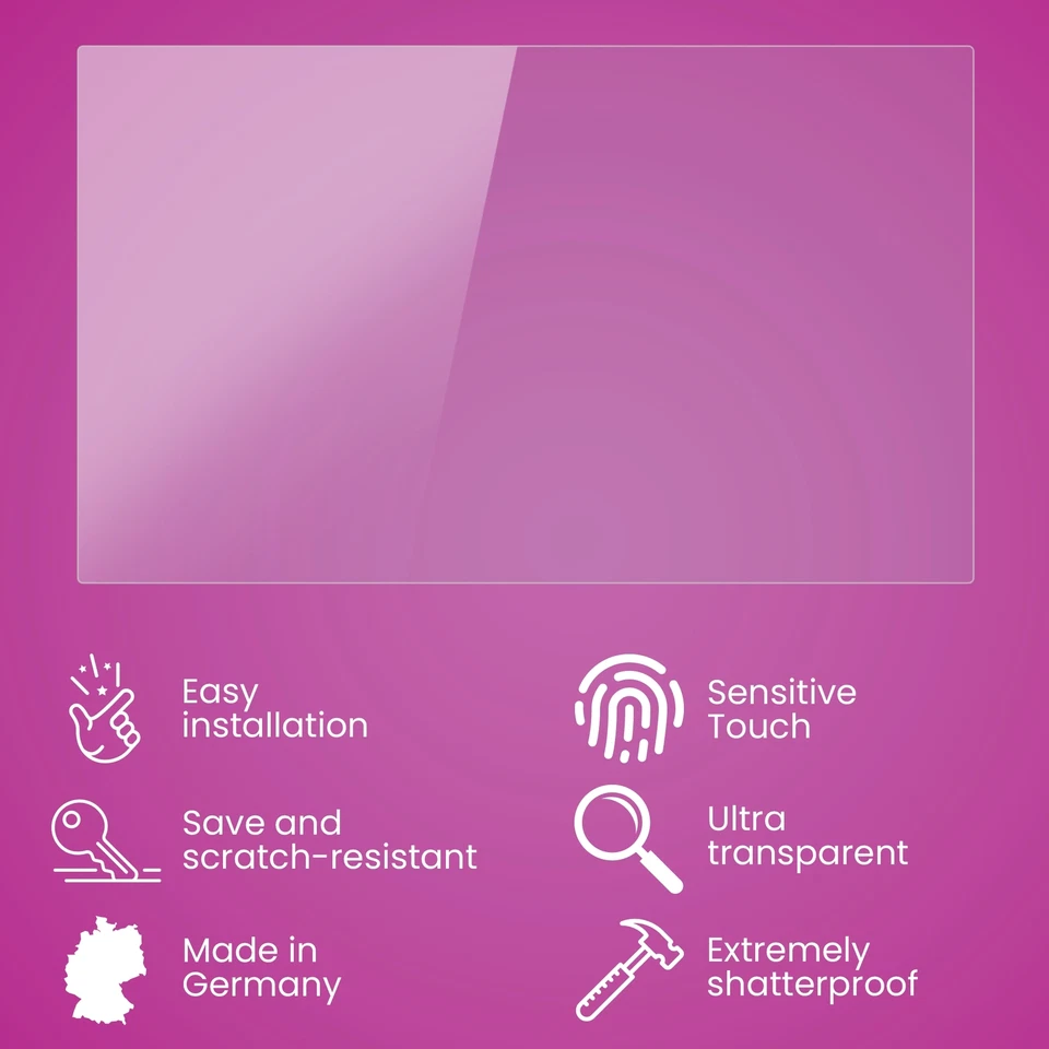 atFoliX Glass Protector for Archos 5 Internet Tablet 9H Hybrid-Glass - Image 3 of 4