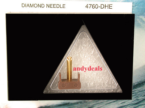 TURNTABLE ELLIPTICAL 4760-DHE NEEDLE STYLUS FOR Shure N75ED Type 2