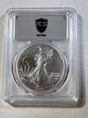 【新品】シルバー イーグル銀貨2024 Eagle PCGS MS70 2024 American Silver Eagle PCGS MS70 | LCR Coin