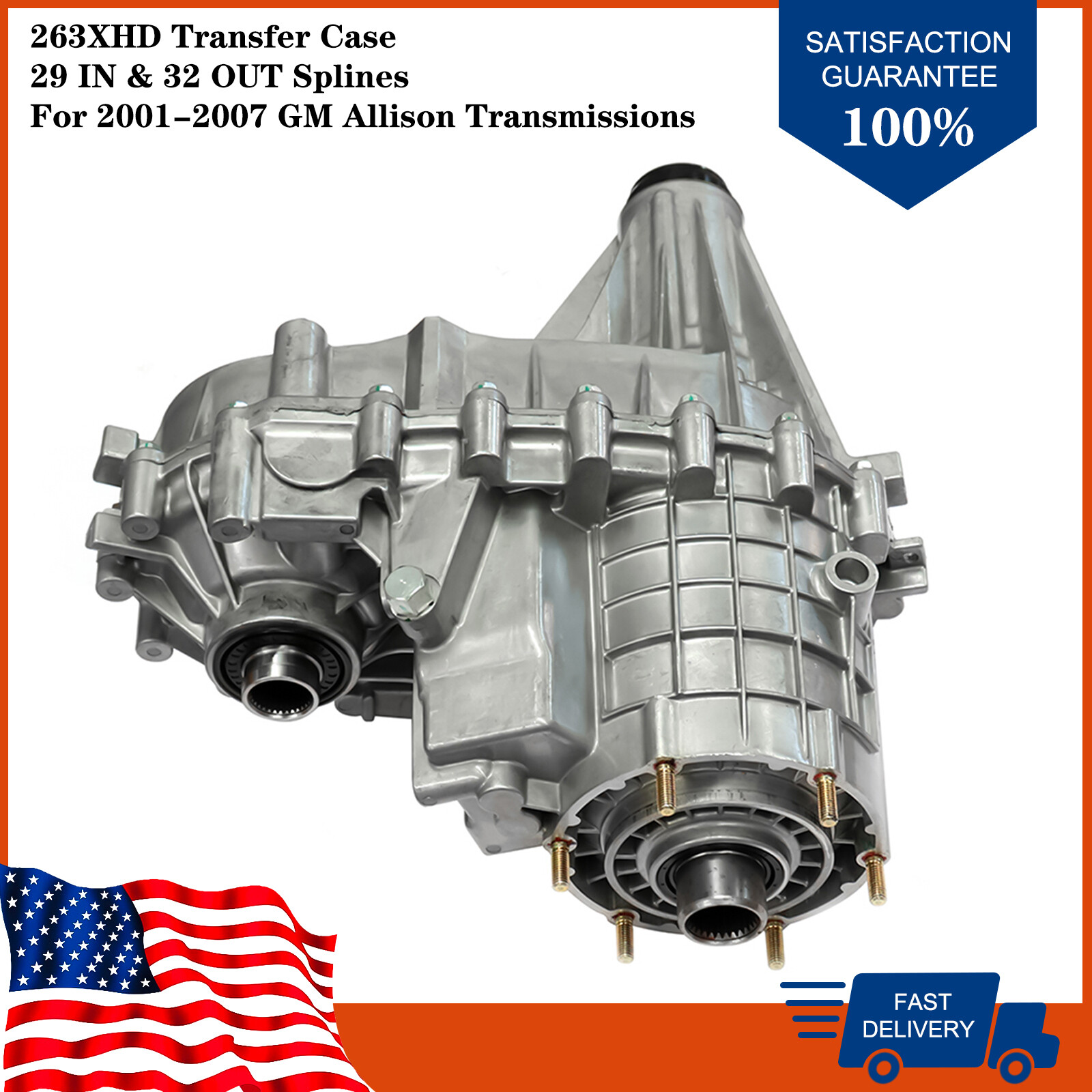 263XHD Transfer Case for CHEVROLET SILVERADO 2500 3500 GMC SIERRA 2500 3500 HD