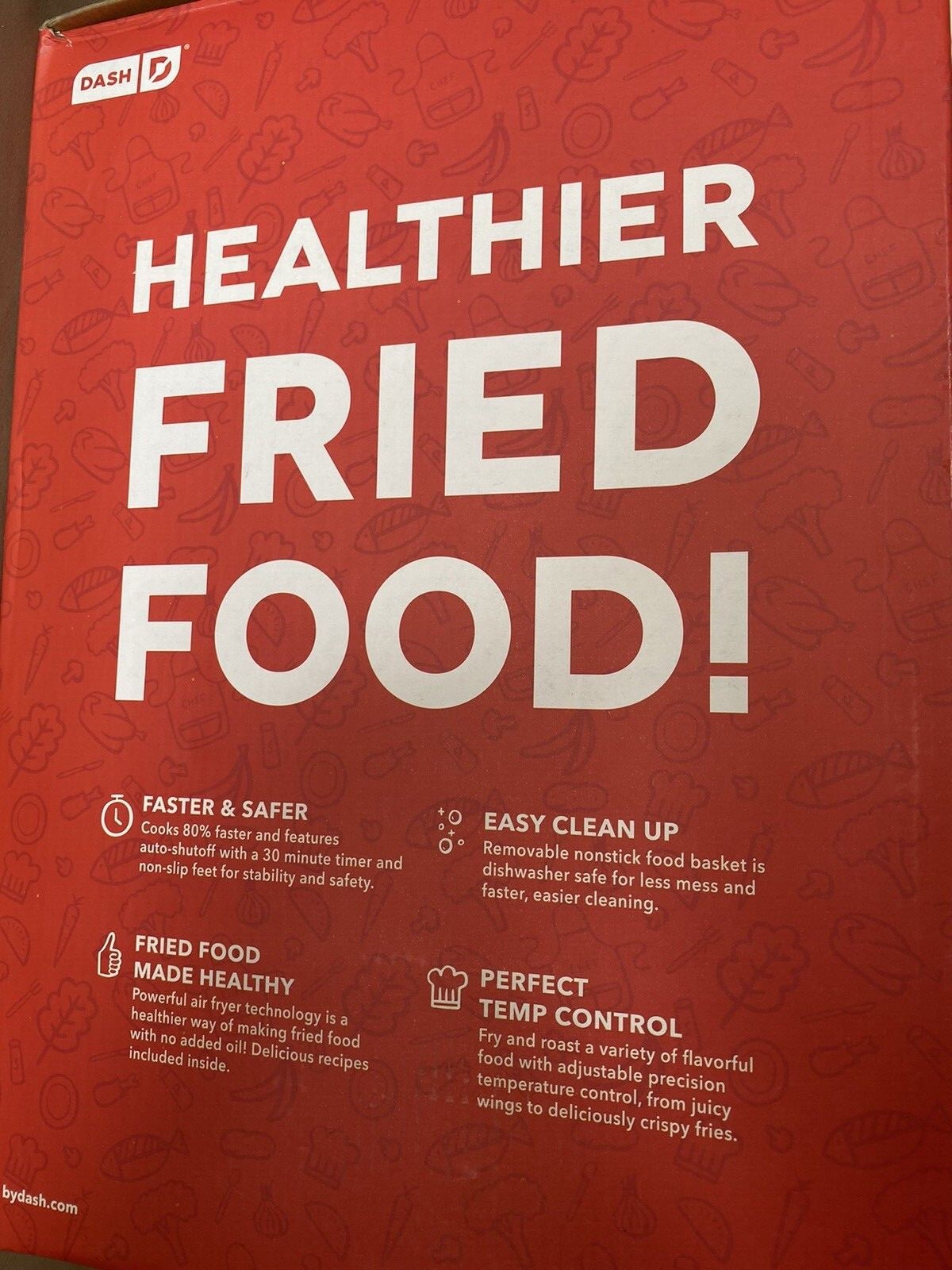 Dash Compact Air Fryer Oven Cooker with Temperature Control Grey