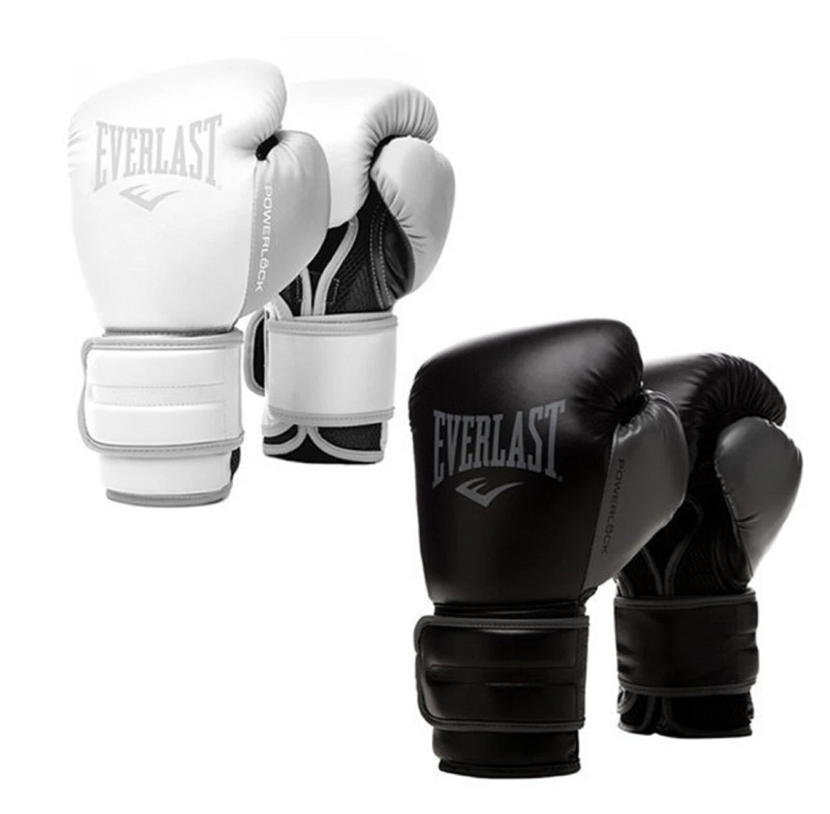 Everlast Boxing Powerlock 2 Training Gloves Sparring Bag Mitt Work 14/16oz