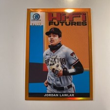 2022 Bowman Chrome Hi-Fi Futures Jordan Lawlar HIFI-13 Orange /25