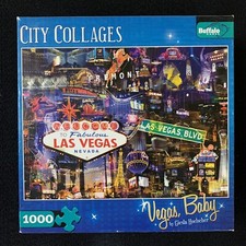 BUFFALO GAMES~1000 PC puzzle Vegas Baby Giesl...