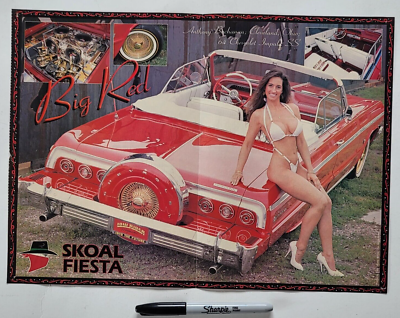 Lowrider Centerfold Big Red 64 Chevrolet Impala SS Cleveland Ohio