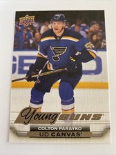 15/16 UD YG Rookie Canvas Colton Parayko Hockey Card #C93