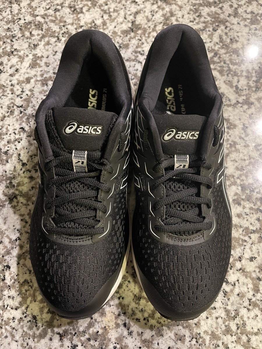 Size 8.5 ASICS GEL-Cumulus 21 Black White Guidance Line | eBay display picture 1