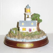 VINTAGE THOMAS KINKADE LIGHTHOUSE FIGURINE BEAUTIFUL DESIGN NR